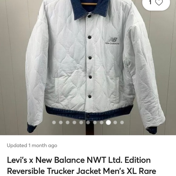 New Balance +Levi’s Denim Collaboration / Limited Edition - Picture 6 of 7